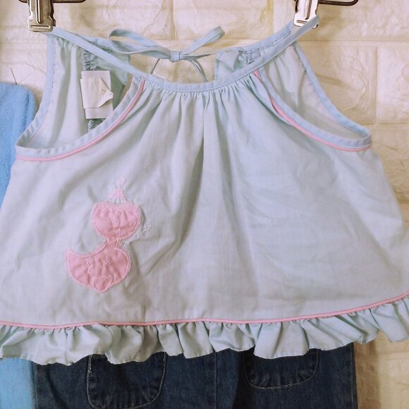 Mixed Bulk Lot(4) Unisex Baby 3-6mos Fleece 1-piece Overalls Bib Superman Shorts - Picture 10 of 12